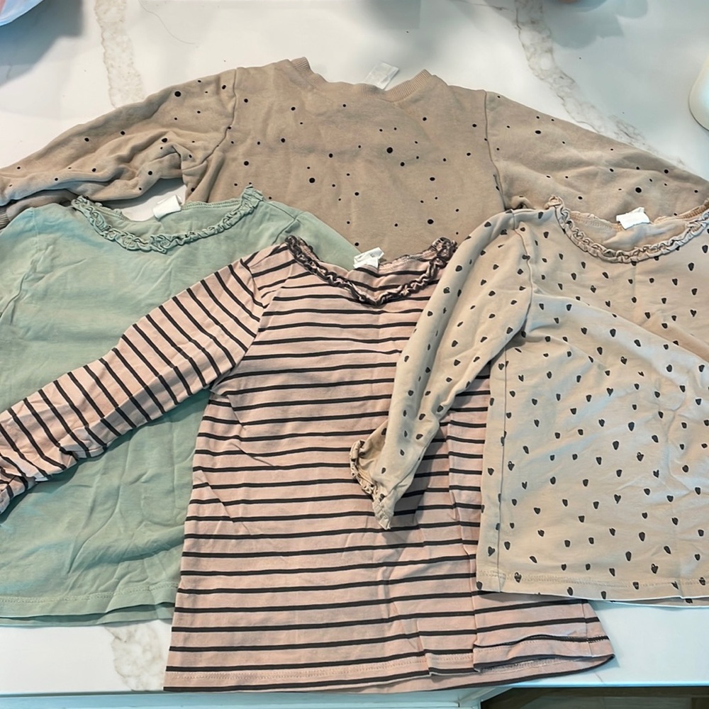 Set of 4- H&M long sleeves